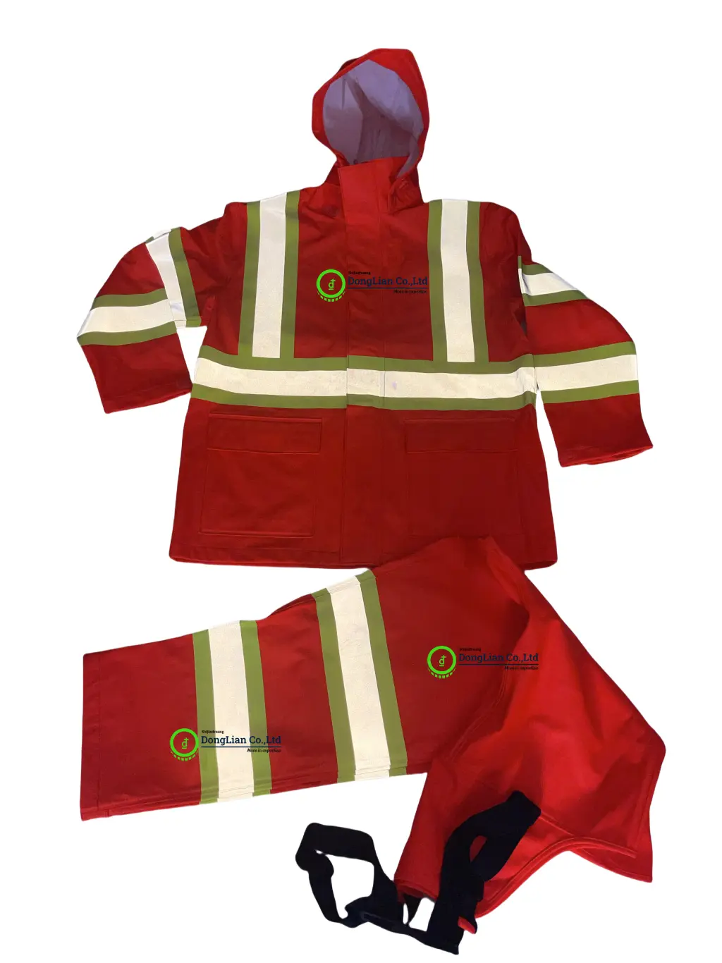 Arc flash rain suit FR reflective tape — low-light and night visibility performance
