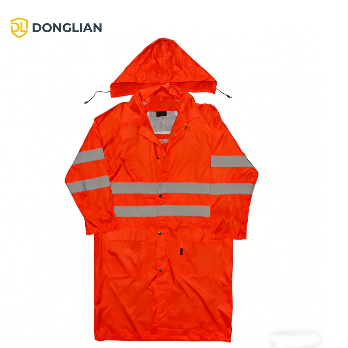 DL1014 Lightweight Waterproof Long Raincoat