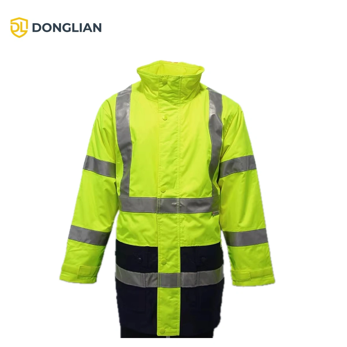 DL1480 Two-Tone Hi-Vis Waterproof Winter Work Jacket