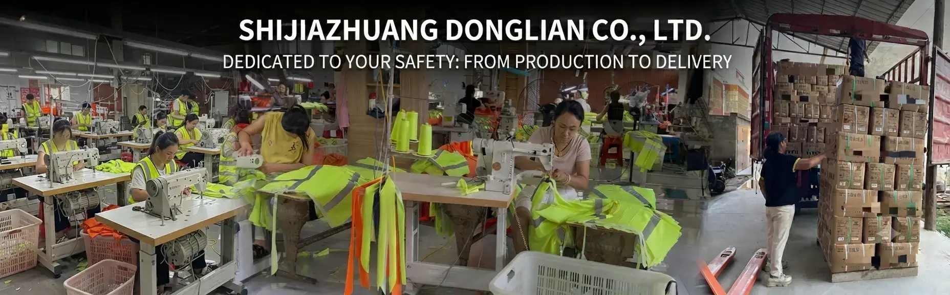 Puraingear factory production and shipping banner