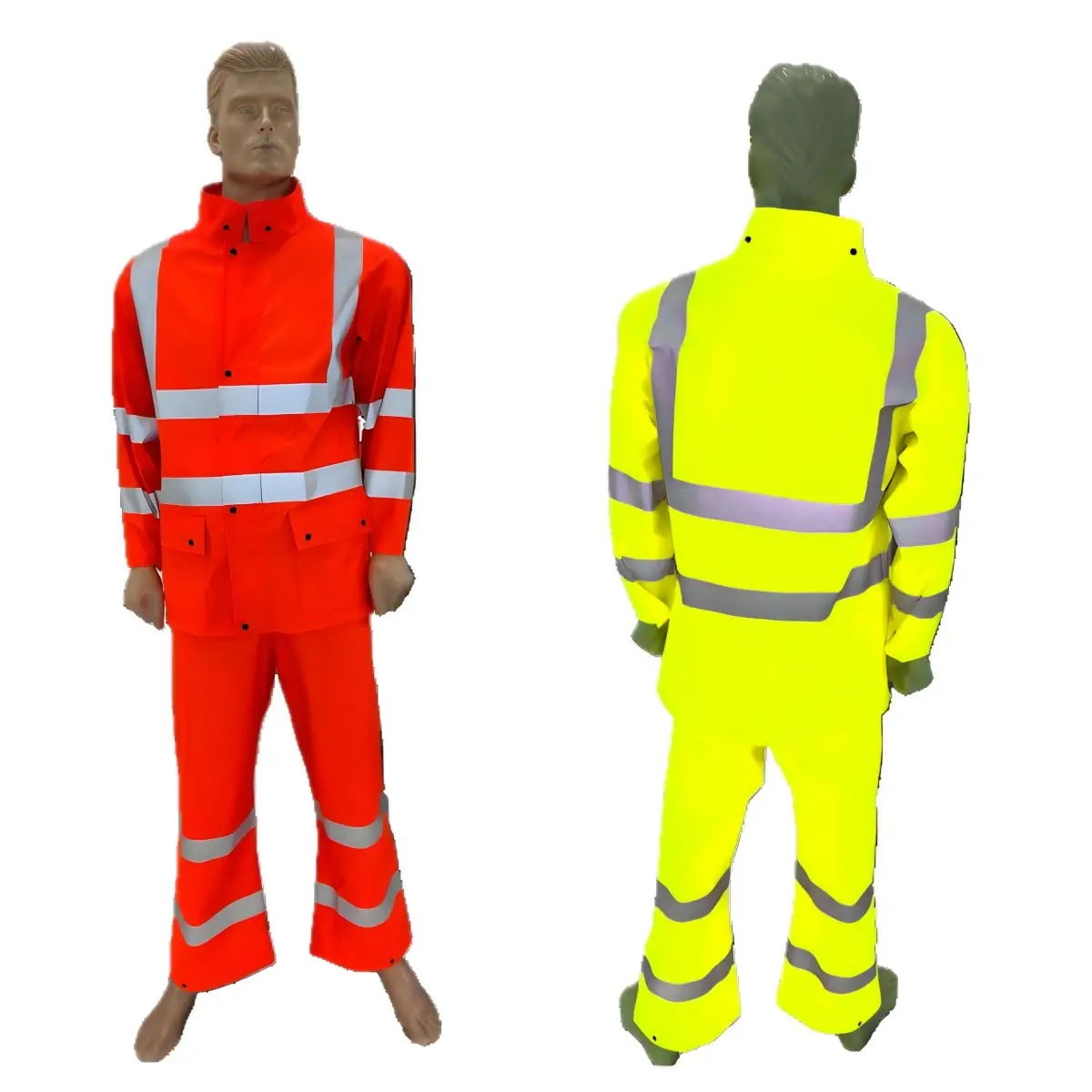 DL1152FR EN-Certified FR Hi-Vis Rain Suit