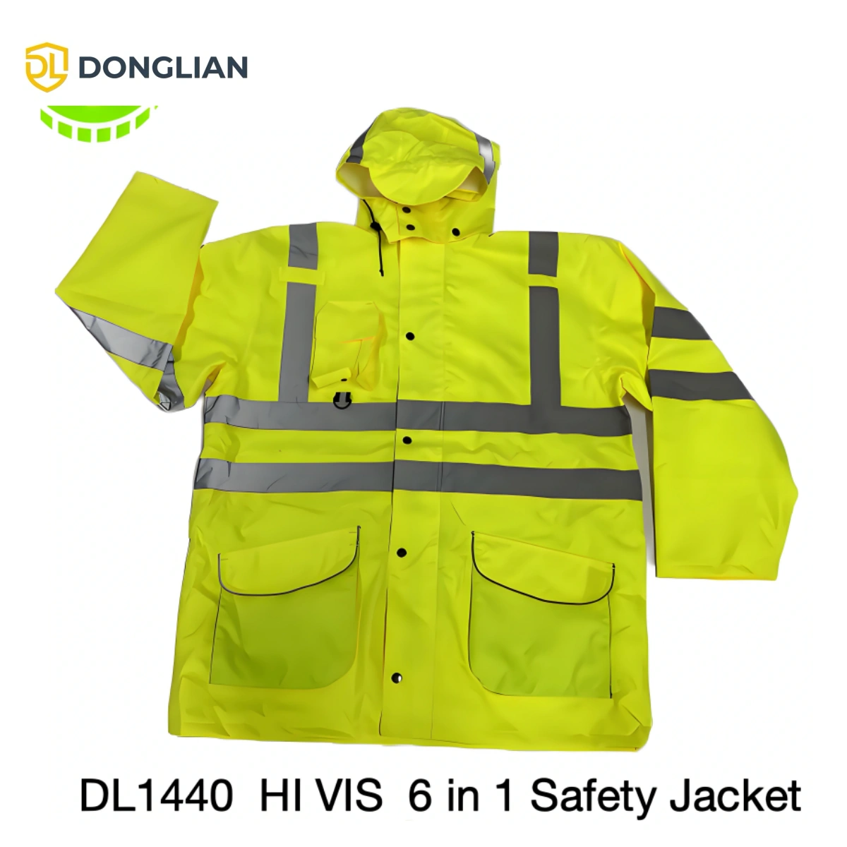 DL1440 waterproof outer jacket front view
