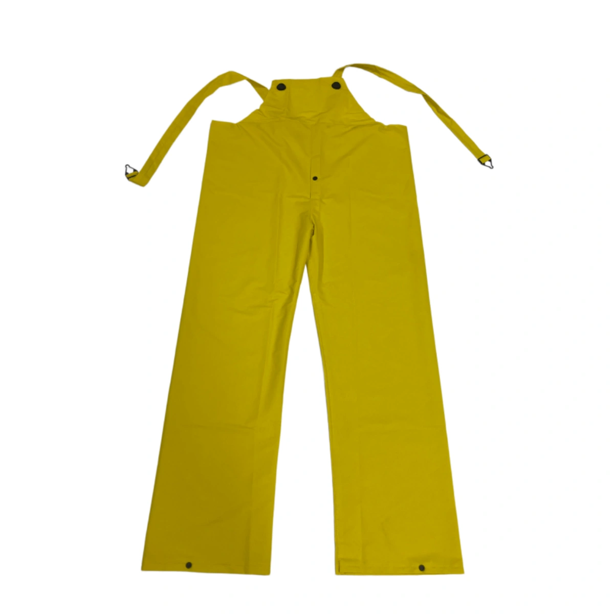 Waterproof PVC bib pants front view