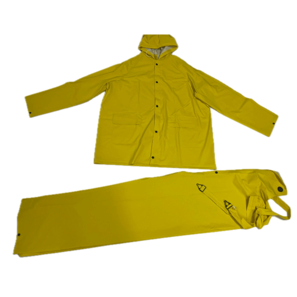 DL1145 PVC Rain Suit with Bib Pants