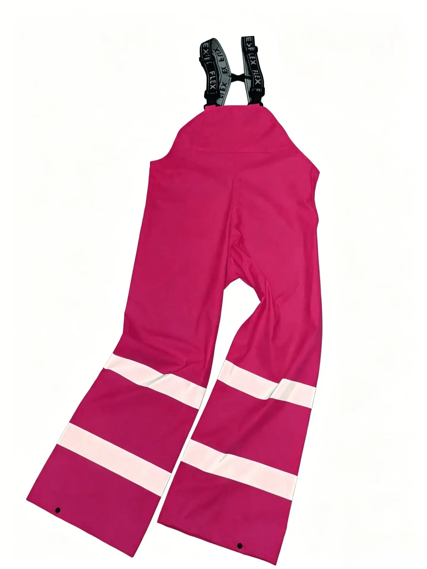 Hi-vis FR bib trousers reflective tape effect — low-light visibility performance