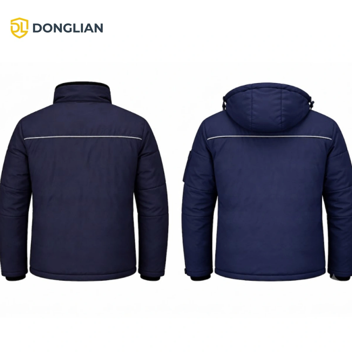 Thumbnail - DL3006 insulated work jacket back view