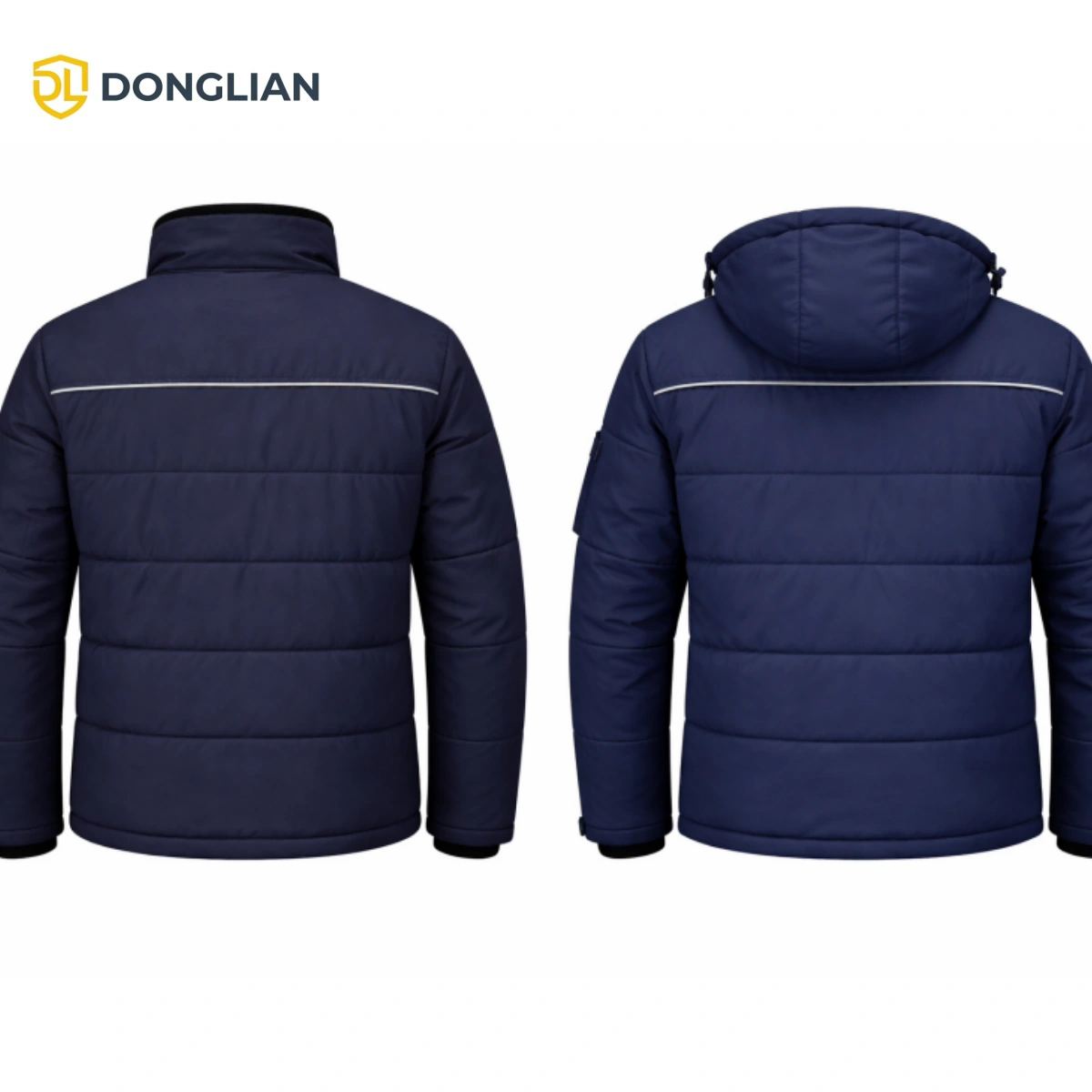 Thumbnail - DL3007 quilted work jacket back view