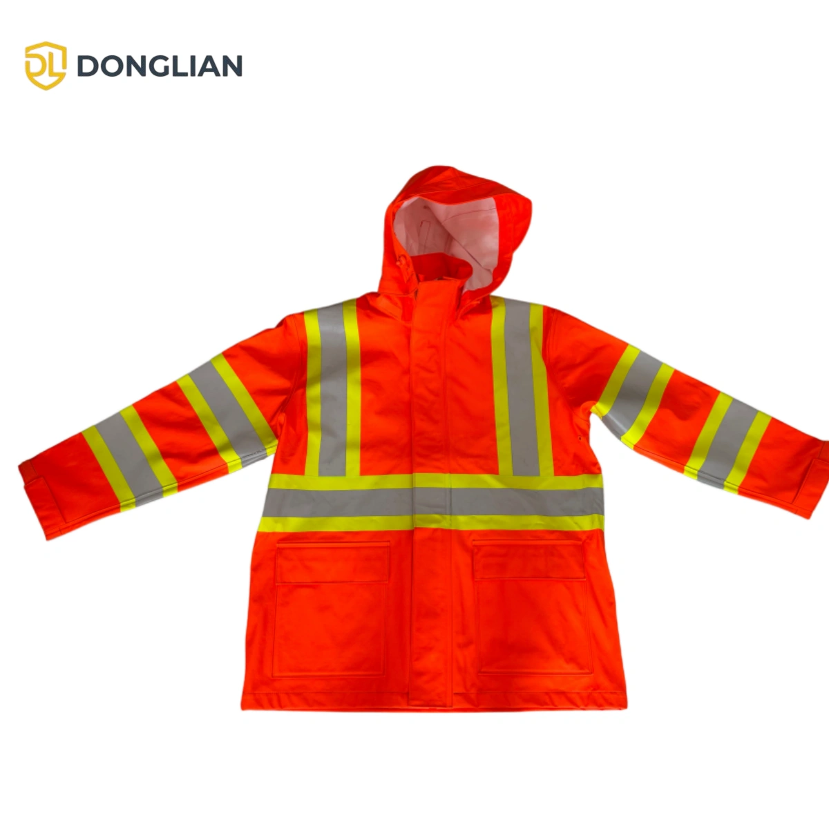 DL3033 arc-rated FR rain jacket front view