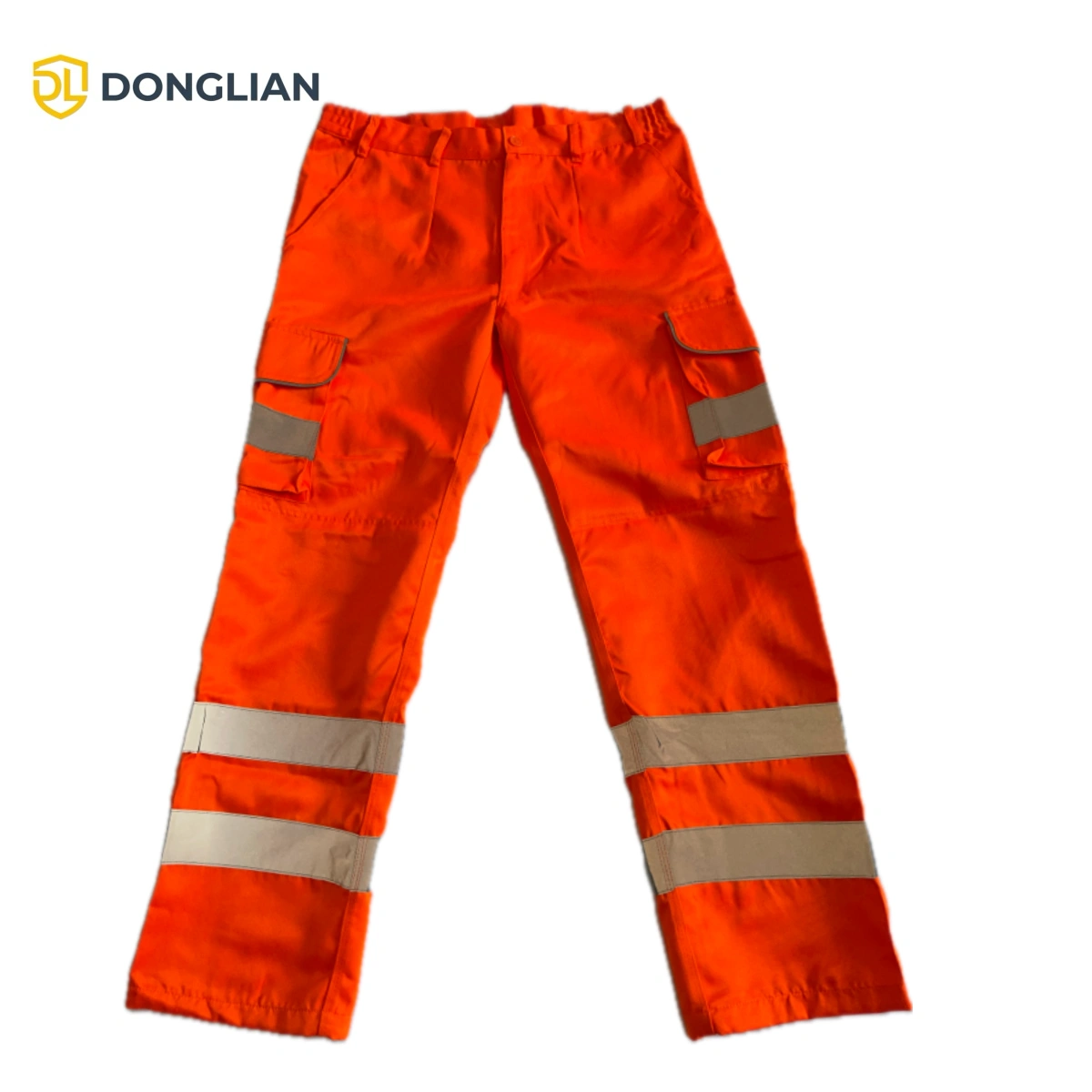 DL3038 Orange Multi-Pocket Work Trousers for Municipal Work