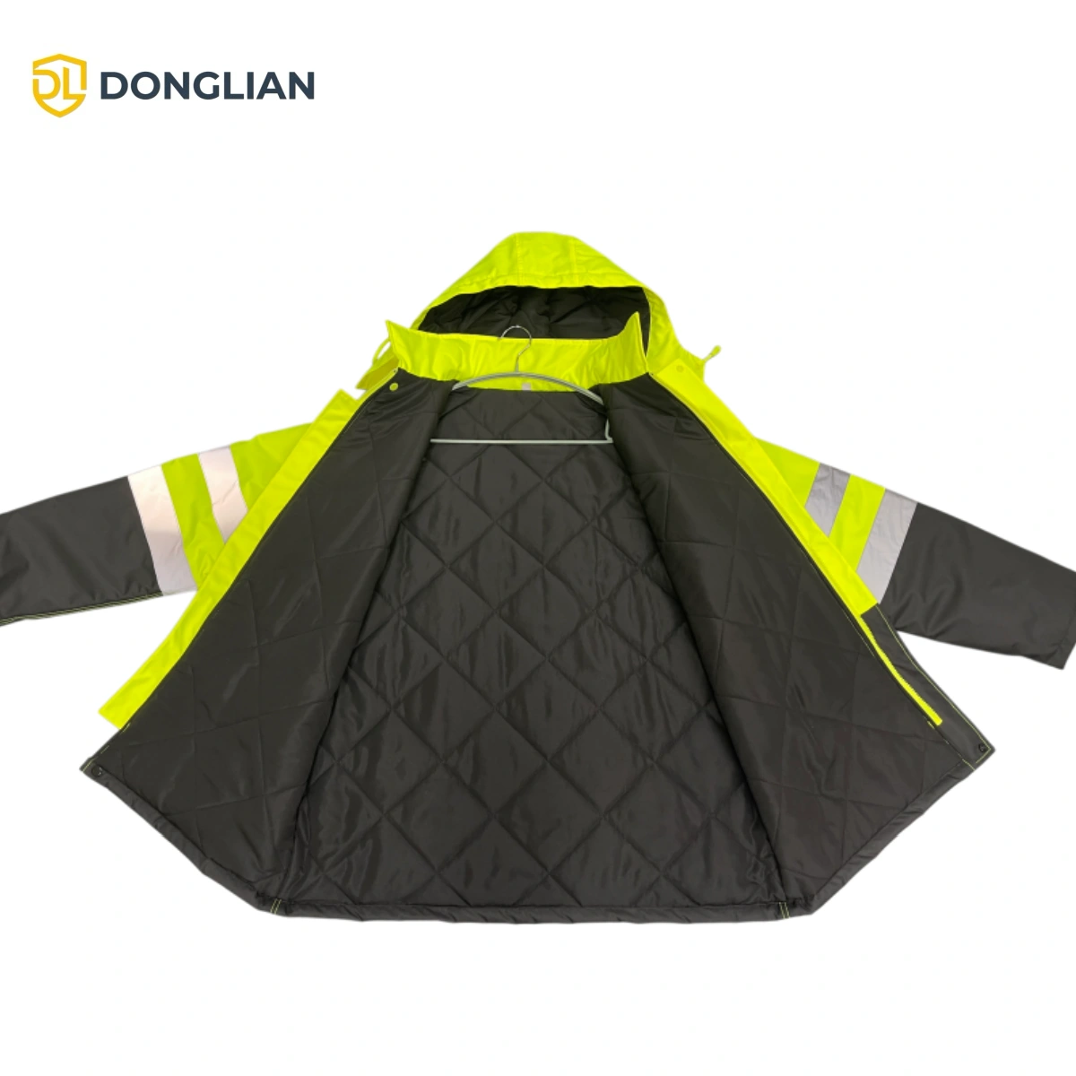 Thumbnail &ndash; DL3040 winter work parka quilted insulated lining
