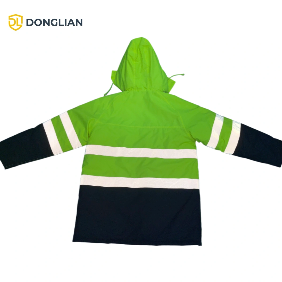 Thumbnail &ndash; DL3040 two-tone winter work parka back view