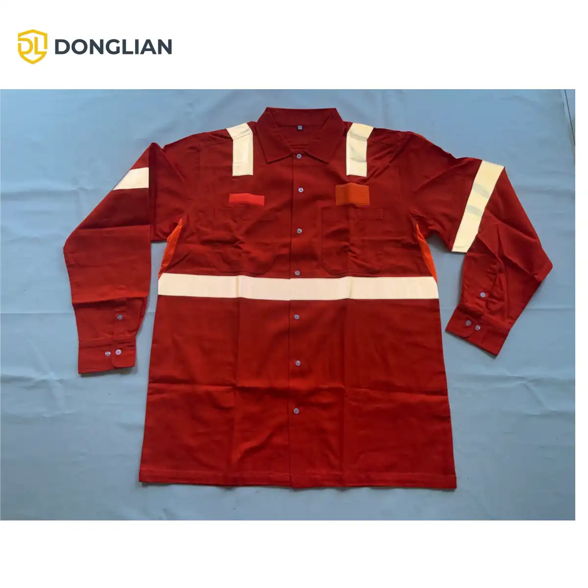 DL3041 orange work shirt reflective tape effect thumbnail