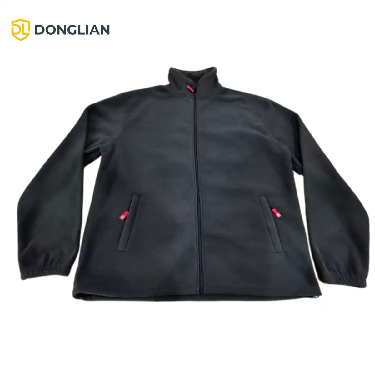 Thumbnail - DL3054 solid fleece work jacket front view