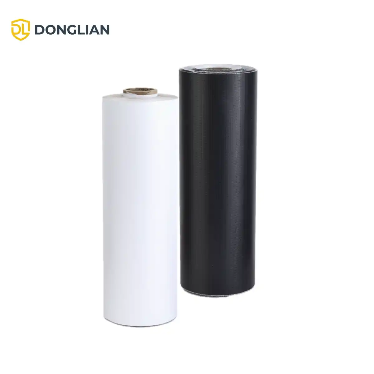 DL6001 PVC film rolls in black and white