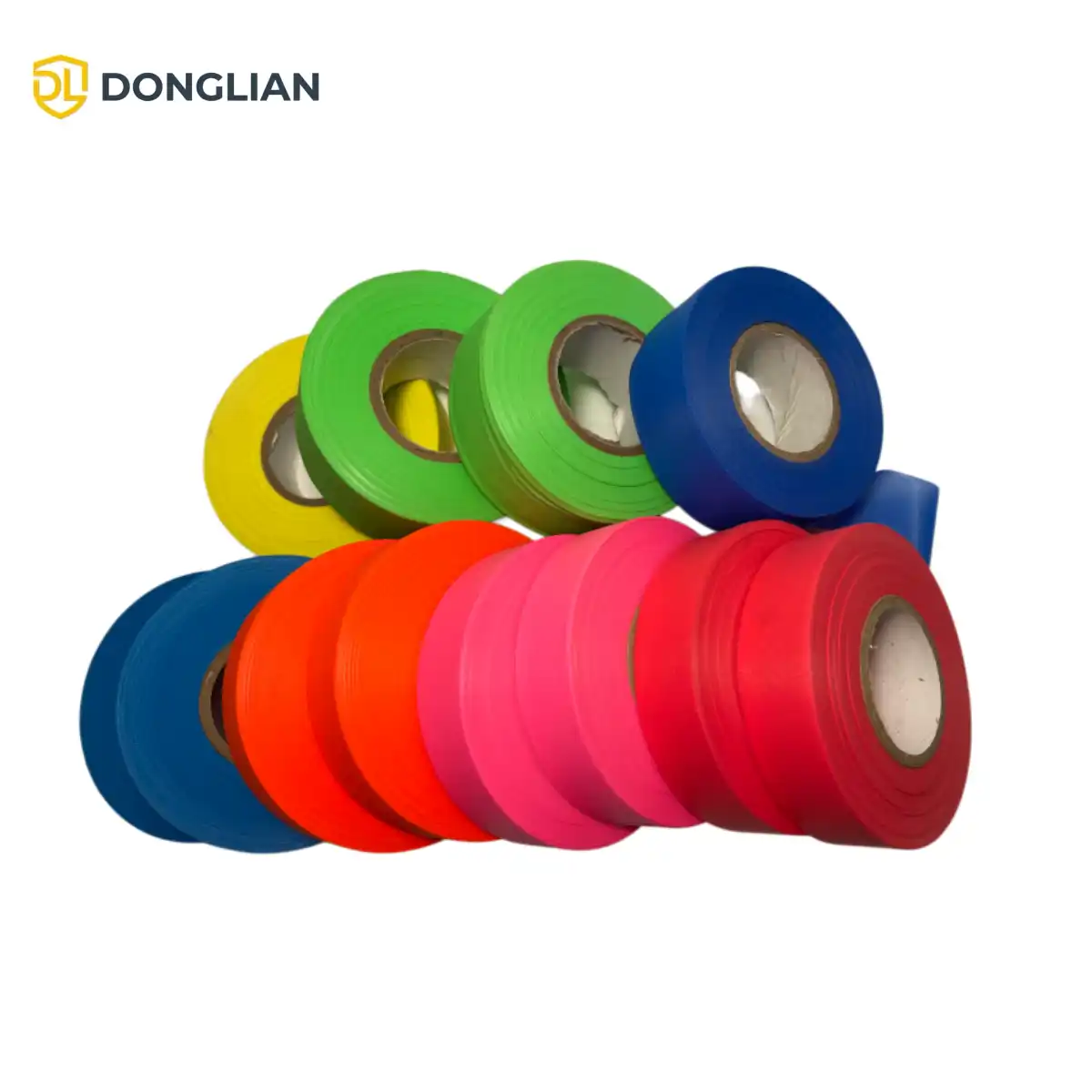 High visibility PVC flagging tape color options