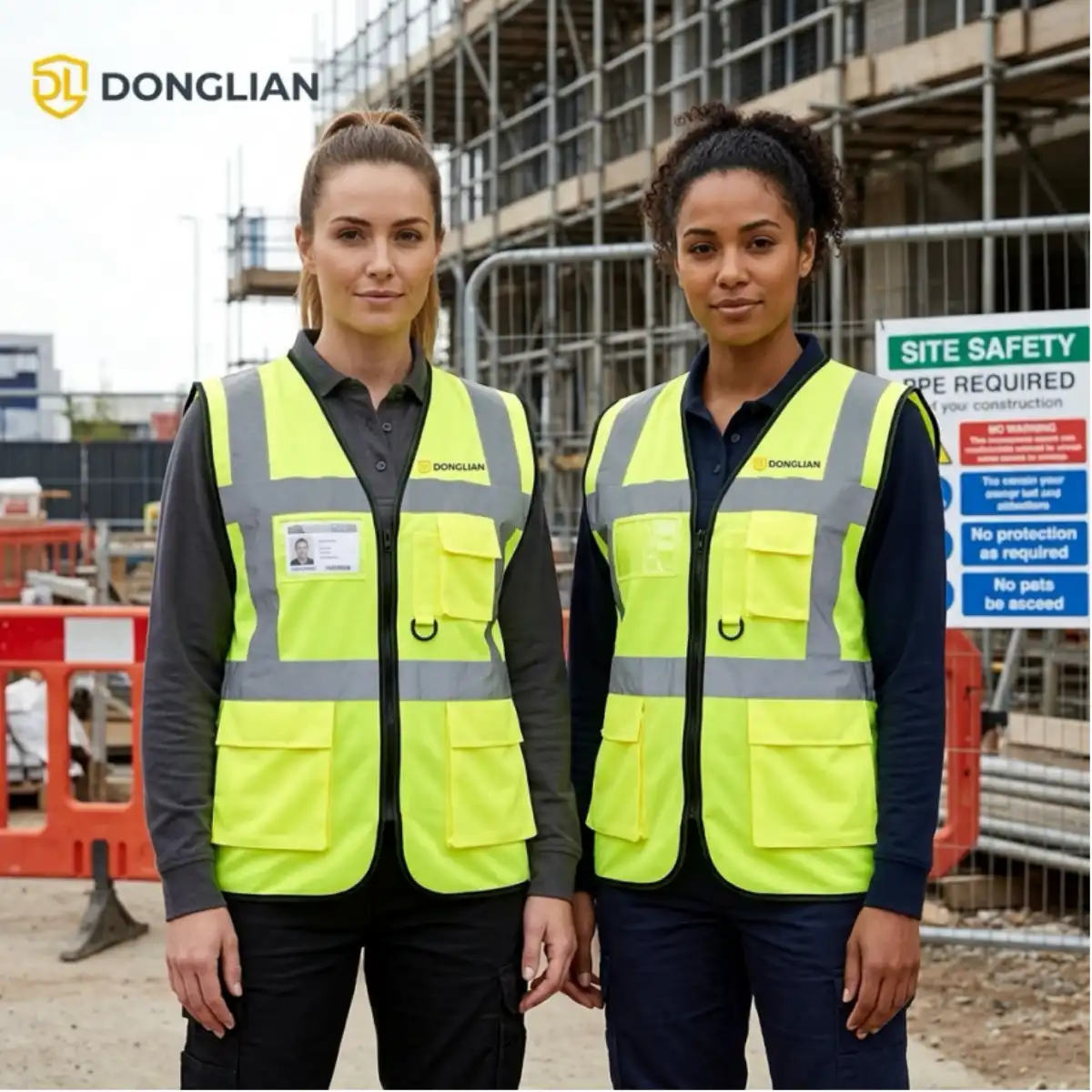 DL17232 executive hi-vis vests on construction site thumbnail