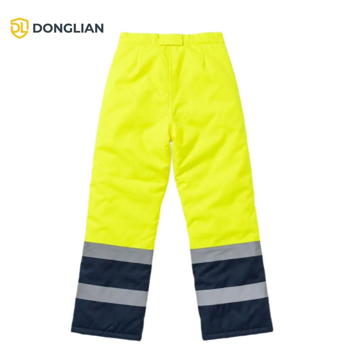 DL26428 padded hi-vis work trousers back view thumbnail